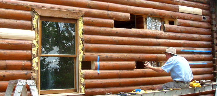 Log Home Repair Dooly County, Georgia