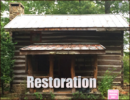 Historic Log Cabin Restoration  Dooly County, Georgia